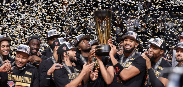 Los New York Knicks, campeones de la NBA Cup 2025.