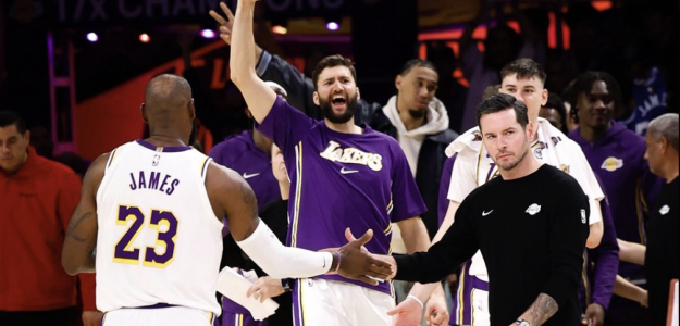 LeBron James lideró junto a Luka Doncic el triunfo de los Lakers ante los Kings