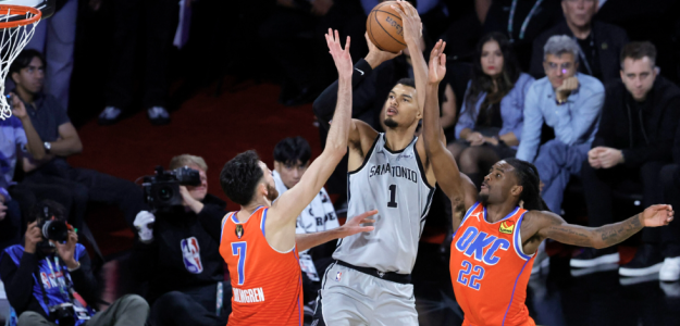 Victor Wembanyama se cargó a OKC en la NBA Cup