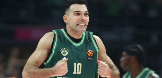 Kostas Sloukas, MVP of Round 25 of the Euroleague.
