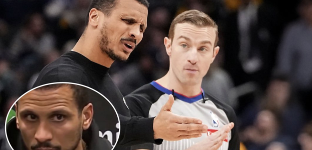 Joe Mazzulla estalló contra los árbitros.