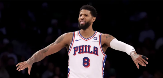 Paul George, star of the Sixers caught in a big mess.