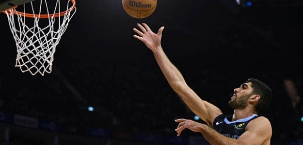 Rumores NBA en torno a Santi Aldama. Foto: gettyimages