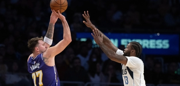 Luka Doncic, star of Los Angeles Lakers.