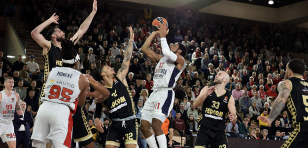 AS Monaco crushes Baskonia in the Euroleague