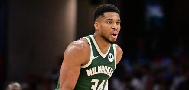 Giannis Antetokounmpo, star of the Milwaukee Bucks.