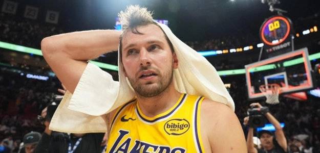 Luka Doncic, star of the Los Angeles Lakers.