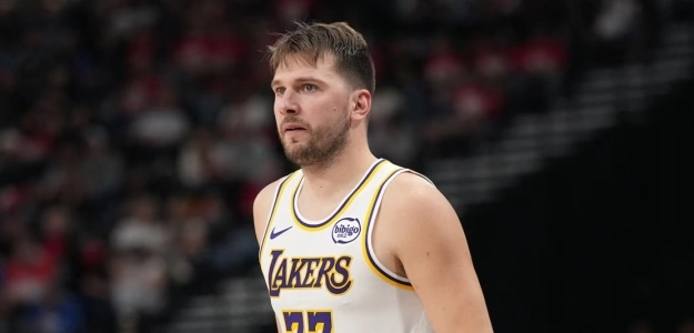 Luka Doncic, star of the Los Angeles Lakers.