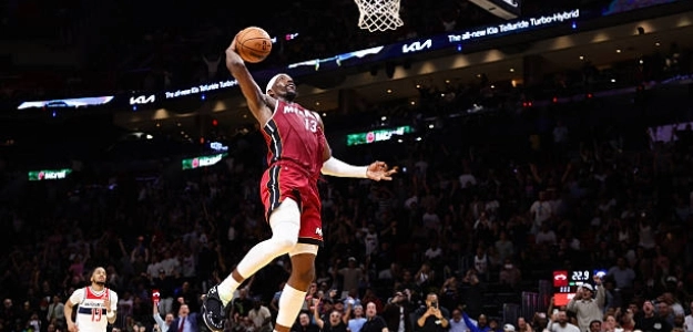 Bam Adebayo humilla a la NBA. Foto: gettyimages