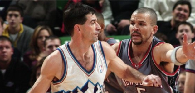 Jason Kidd and John Stockton, two of the best NBA point guards in history.