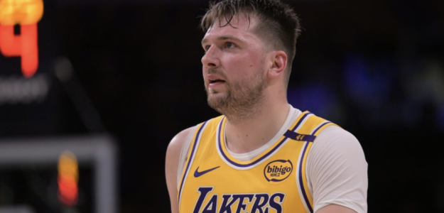 Luka Doncic, star of the Los Angeles Lakers.