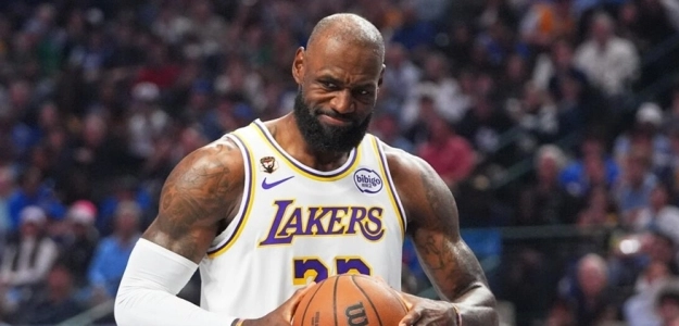 LeBron James, star of the Los Angeles Lakers.