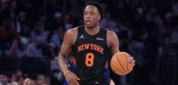 OG Anunoby, player for the New York Knicks.