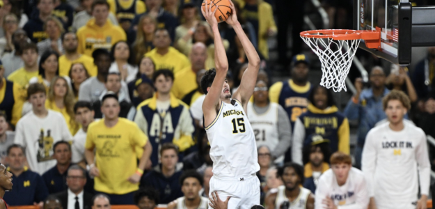 Aday Mara, campeón de la NCAA con Michigan.