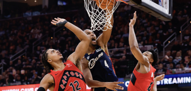 The Cavaliers, dominating the series against the Raptors