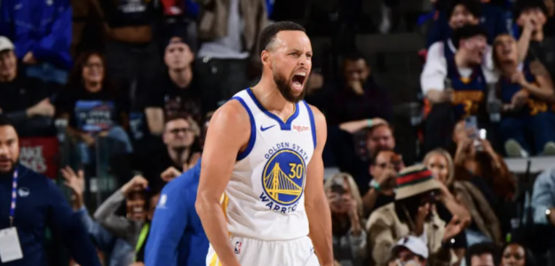 Stephen Curry, key in the Warriors' victory.