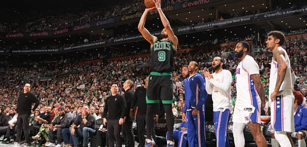 Derrick White, problema de Boston Celtics. Foto: gettyimages