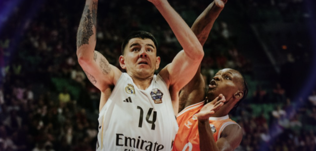 Real Madrid, finalist in the Euroleague against Valencia Basket.