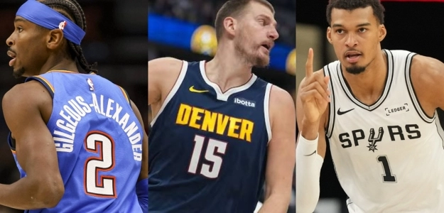 Los 3 favoritos al MVP de la NBA.