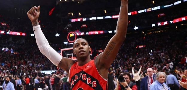 RJ Barrett, jugador de Toronto Raptors.