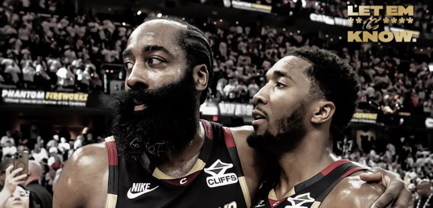 James Harden y Donovan Mitchell pasaron por encima de los Pistons. 