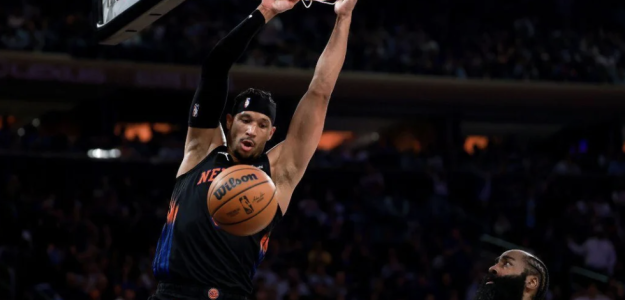 Josh Hart, star of the New York Knicks.
