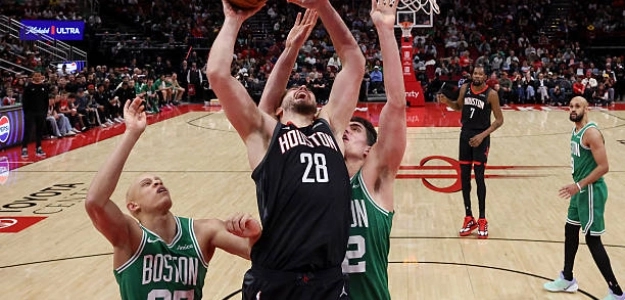 Sengun a Celtics. Foto: gettyimages