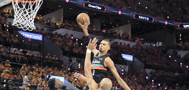 Victor Wembanyama, estrella de San Antonio Spurs. 