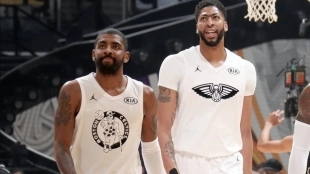 Kyrie Irving y Anthony Davis, en el último All-Star