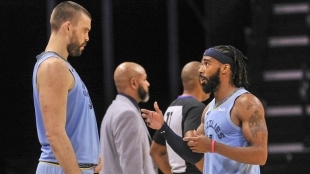 Marc Gasol y Mike Conley, los dos líderes de Memphis