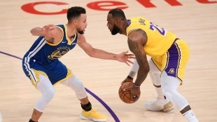 Análisis Play In Lakers contra Warriors. Foto: gettyimages