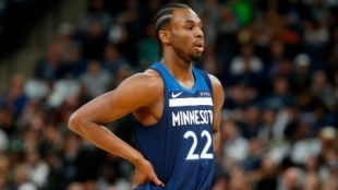 Andrew Wiggins, jugador de Minnesota Timberwolves.