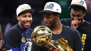 Andrew Wiggins, jugador de Golden State Warriors.
