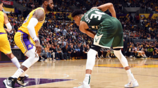 Lebron James y Giannis Antetokounmpo. Foto: gettyimages