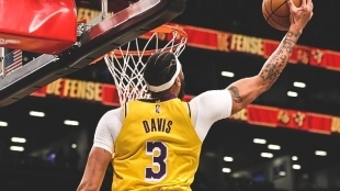 Anthony Davis, jugador de Los Angeles Lakers.