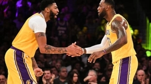 Anthony Davis y LeBron James serán compañeros.