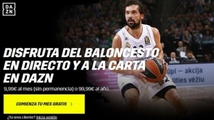 La Euroliga en directo, sólo en DAZN.