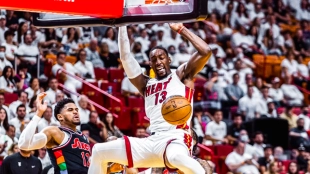 Bam Adebayo, estrella de Miami Heat.