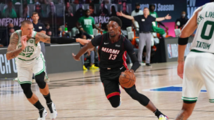 Bam Adebayo, jugador histórico de la NBA. Foto: gettyimages