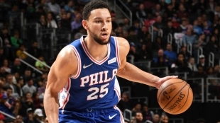 Ben Simmons, jugador de Philadelphia 76ers.