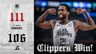 Beverley hizo la jugada clave para la victoria de los Clippers. Foto: @LAClippers