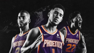 Booker, Paul y Ayton, estrellas de Phoenix Suns.