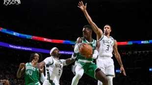 Boston Celtics gana a Milwaukee Bucks. Foto: gettyimages
