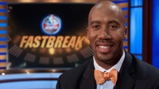 Bruce Bowen, durante su etapa televisiva.