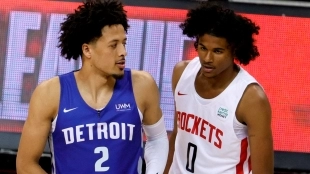 Cade Cunningham y Jalen Green, 1 y 2 del último draft. 