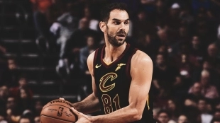 Calderón con los Cavs, donde más cerca estuvo de ganar el anillo. Foto: nba.com