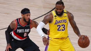 Carmelo Anthony, anhelo de ganar un anillo. Foto: gettyimages