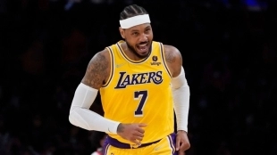 Carmelo Anthony, jugador de Los Angeles Lakers.