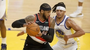 Carmelo Anthony, rumores NBA fichaje por Golden State Warriors. Foto: gettyimages