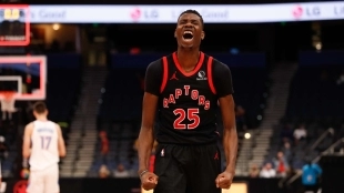 Chris Boucher, gran rendimiento. Foto: gettyimages